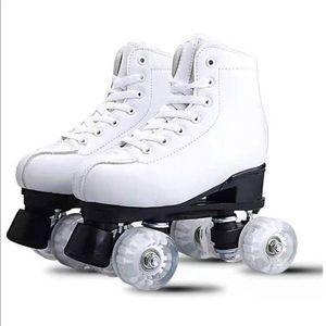 Female leather New Roller skates